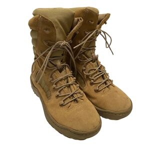 Vtg Converse Women's Rapid Response Suede Tactical Combat Boots 8M Tan Lace Up